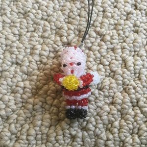 Bead Santa Claus Charm